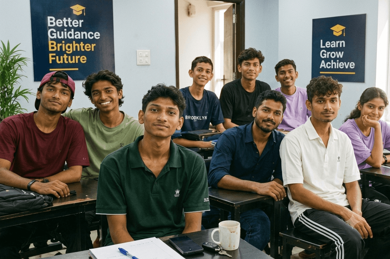 Vinay Academy classroom, Raghu Nagar